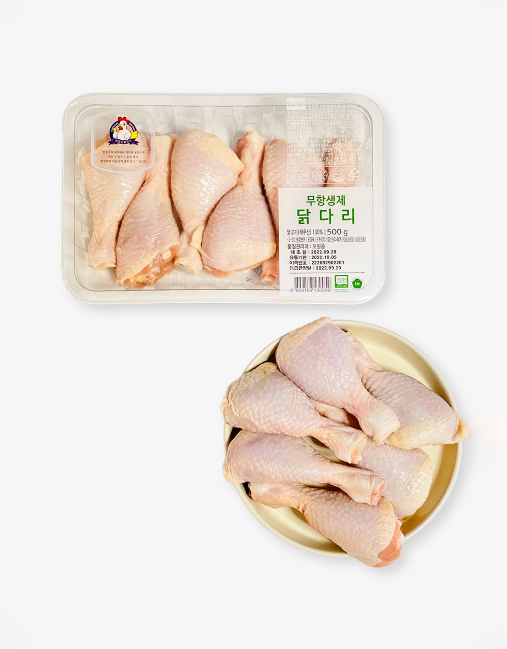 애월아빠들 [한라육계] 무항생제 생닭 (닭다리)