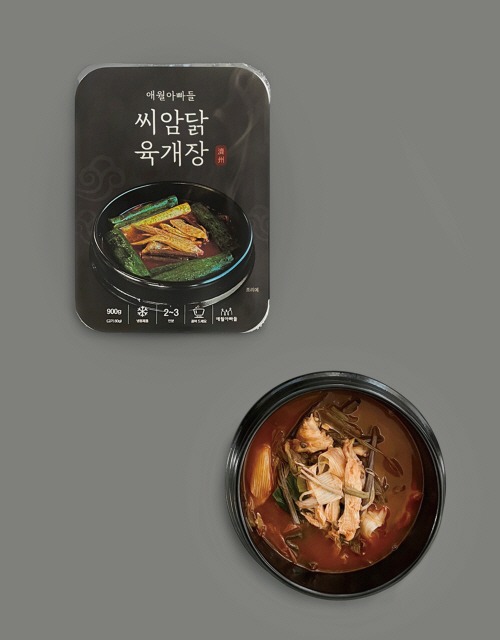 애월아빠들 [애월아빠들] 제주 씨암닭 육개장 (900g x 2팩)